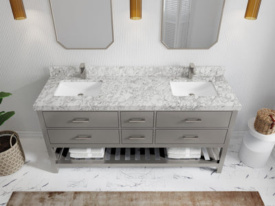 Parker 72 in. W x 22 in. D Double Sink Bathroom Vanity - Willow Bath and Vanity