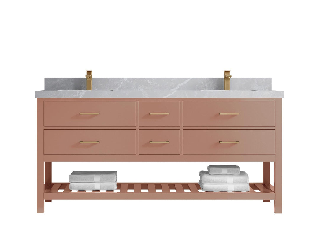 Parker 72 in. W x 22 in. D Double Sink Bathroom Vanity - Willow Bath and Vanity