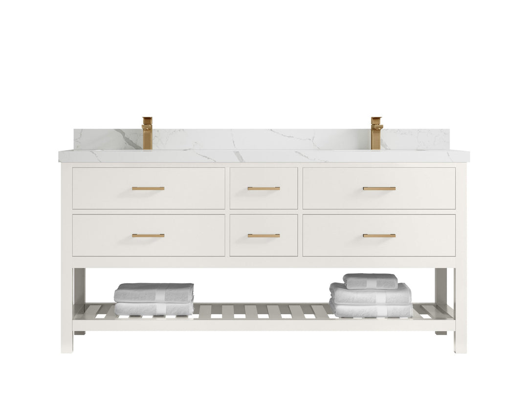 Parker 72 in. W x 22 in. D Double Sink Bathroom Vanity - Willow Bath and Vanity