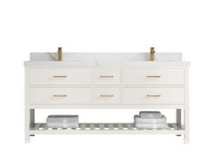 Parker 72 in. W x 22 in. D Double Sink Bathroom Vanity - photo 16