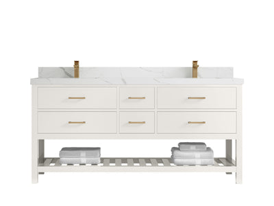 Parker 72 in. W x 22 in. D Double Sink Bathroom Vanity - Willow Bath and Vanity