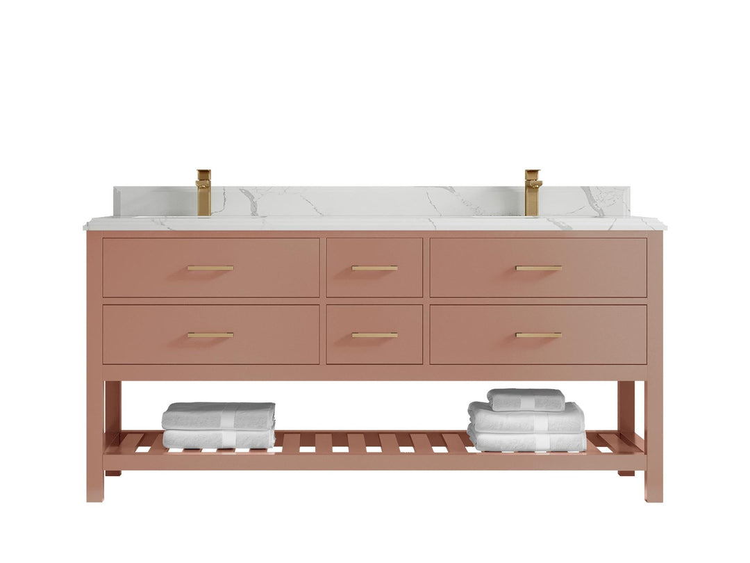 Parker 72 in. W x 22 in. D Double Sink Bathroom Vanity - Willow Bath and Vanity