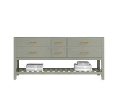 Parker 72 in. W x 22 in. D Double Sink Bathroom Vanity - photo 6