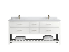 Parker 72 in. W x 22 in. D Double Sink Bathroom Vanity - photo 48