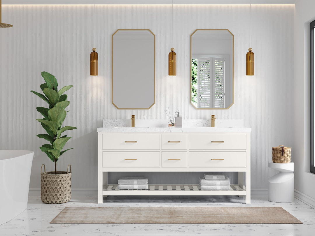 Parker 72 in. W x 22 in. D Double Sink Bathroom Vanity - Willow Bath and Vanity