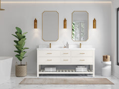 Parker 72 in. W x 22 in. D Double Sink Bathroom Vanity - photo 4
