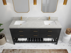 Parker 72 in. W x 22 in. D Double Sink Bathroom Vanity - photo 21
