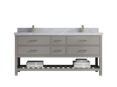 Parker 72 in. W x 22 in. D Double Sink Bathroom Vanity - photo 26