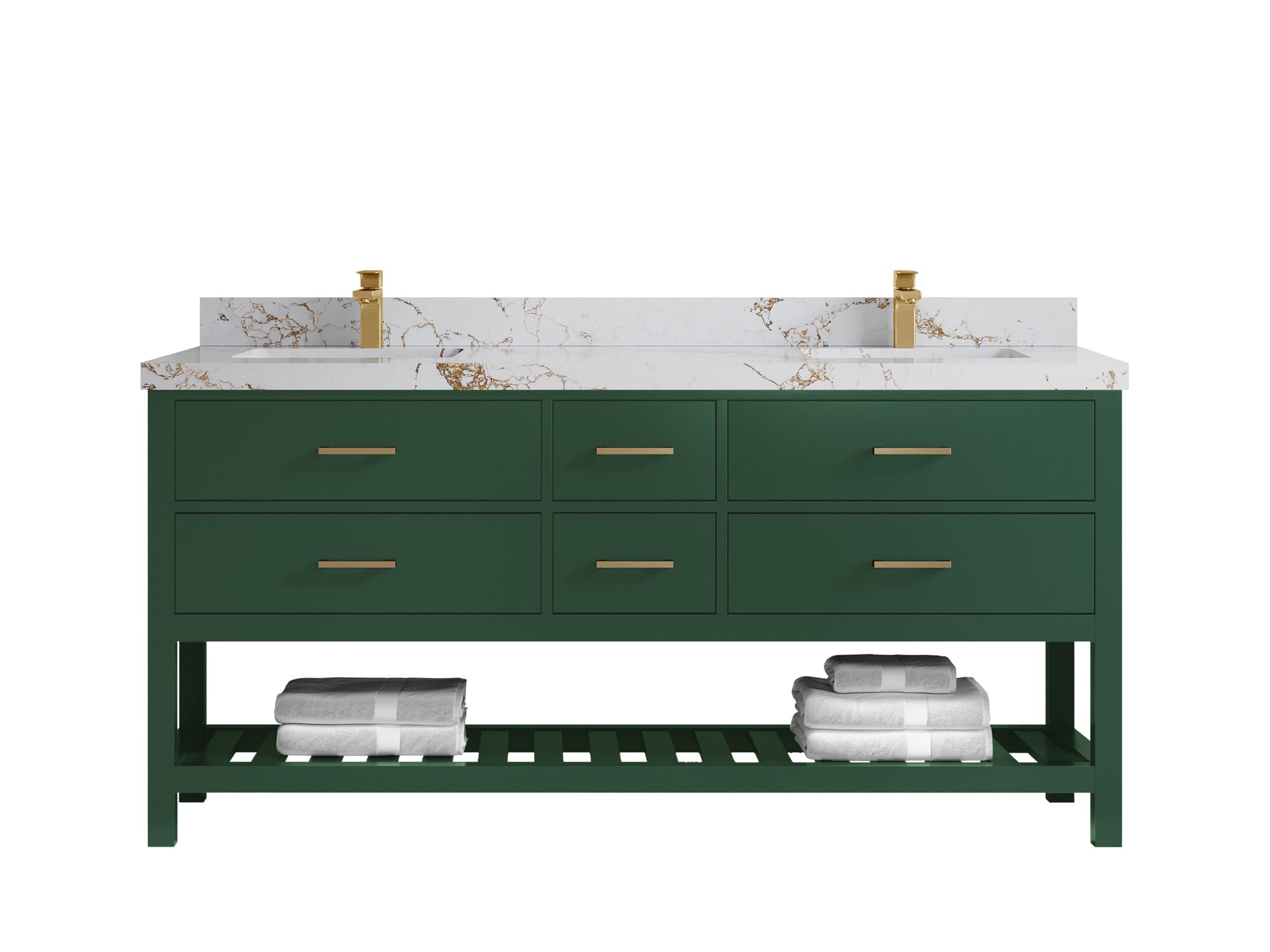 Parker 72 in. W x 22 in. D Double Sink Bathroom Vanity - Willow Bath and Vanity