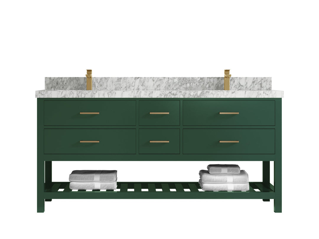 Parker 72 in. W x 22 in. D Double Sink Bathroom Vanity - Willow Bath and Vanity