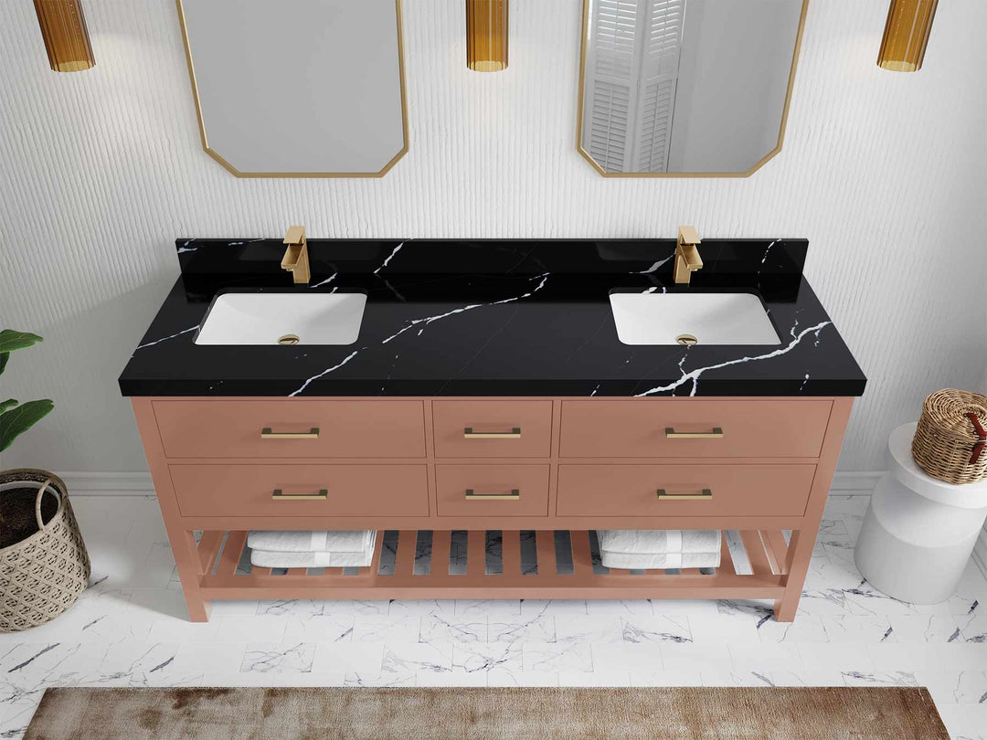 Parker 72 in. W x 22 in. D Double Sink Bathroom Vanity - Willow Bath and Vanity