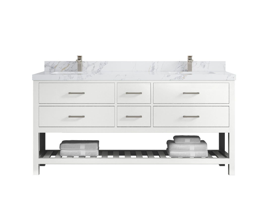 Parker 72 in. W x 22 in. D Double Sink Bathroom Vanity - Willow Bath and Vanity
