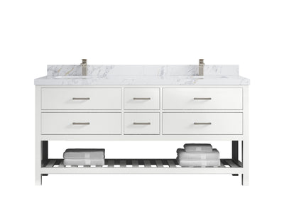 Parker 72 in. W x 22 in. D Double Sink Bathroom Vanity - Willow Bath and Vanity