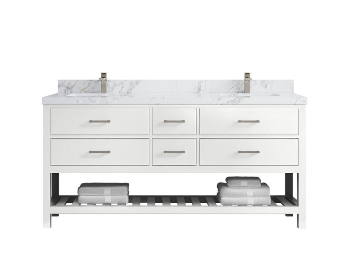 Parker 72 in. W x 22 in. D Double Sink Bathroom Vanity - photo 18