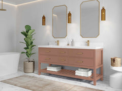 Parker 72 in. W x 22 in. D Double Sink Bathroom Vanity - photo 3