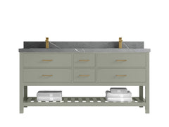 Parker 72 in. W x 22 in. D Double Sink Bathroom Vanity - photo 28