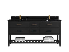 Parker 72 in. W x 22 in. D Double Sink Bathroom Vanity - photo 10