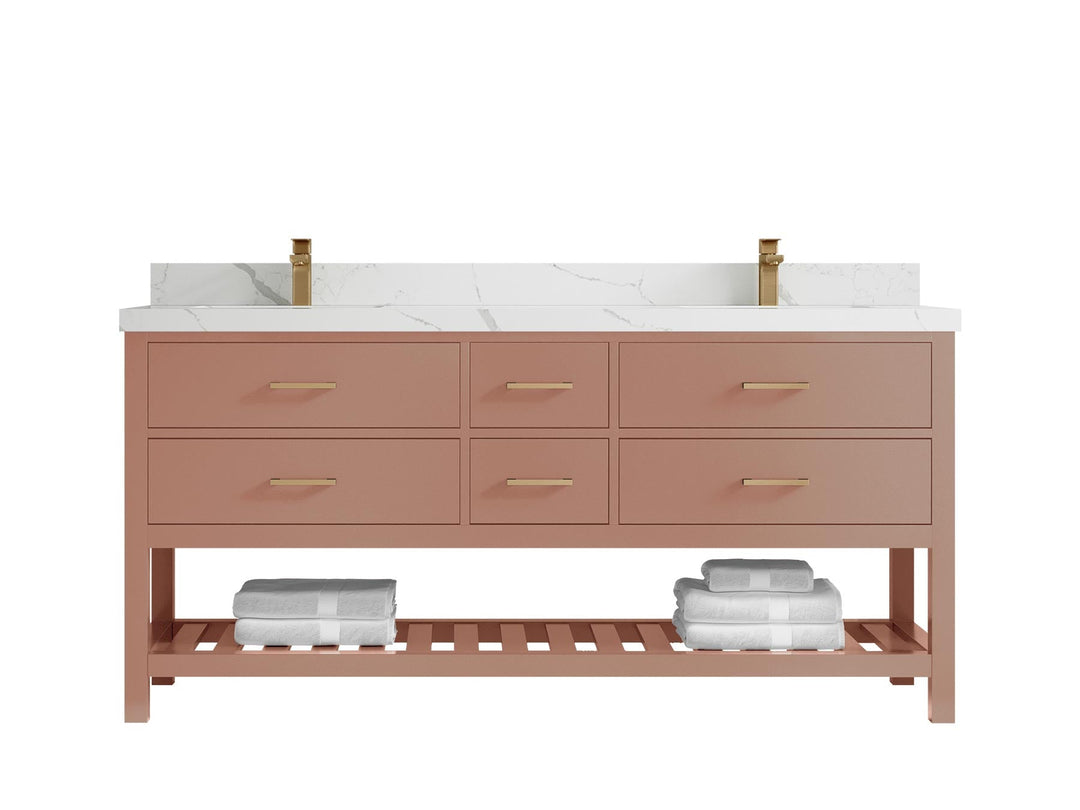 Parker 72 in. W x 22 in. D Double Sink Bathroom Vanity - Willow Bath and Vanity