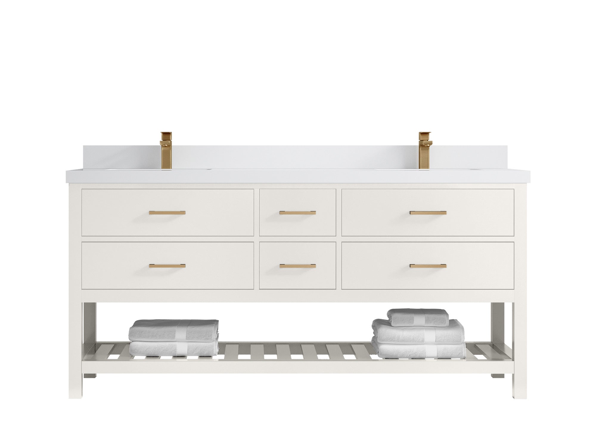 Parker 72 in. W x 22 in. D Double Sink Bathroom Vanity - Willow Bath and Vanity