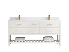 Parker 72 in. W x 22 in. D Double Sink Bathroom Vanity - photo 38