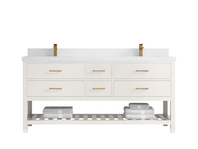 Parker 72 in. W x 22 in. D Double Sink Bathroom Vanity - Willow Bath and Vanity
