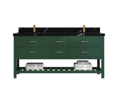 Parker 72 in. W x 22 in. D Double Sink Bathroom Vanity - Willow Bath and Vanity