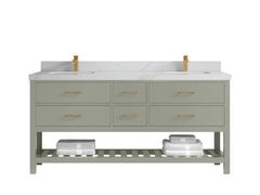 Parker 72 in. W x 22 in. D Double Sink Bathroom Vanity - photo 22