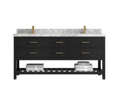Parker 72 in. W x 22 in. D Double Sink Bathroom Vanity - Willow Bath and Vanity