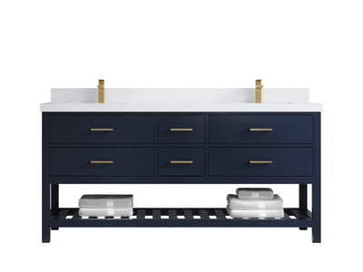 Parker 72 in. W x 22 in. D Double Sink Bathroom Vanity - Willow Bath and Vanity