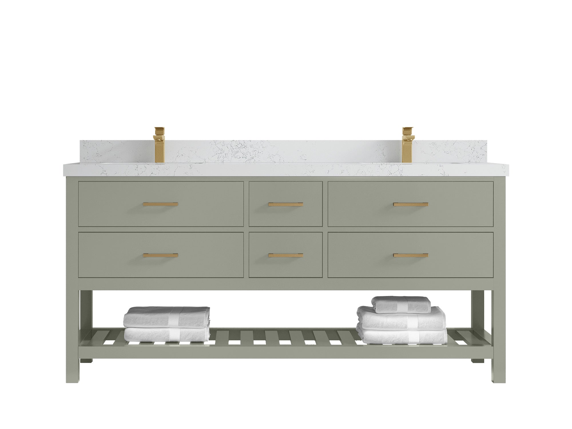 Parker 72 in. W x 22 in. D Double Sink Bathroom Vanity - Willow Bath and Vanity