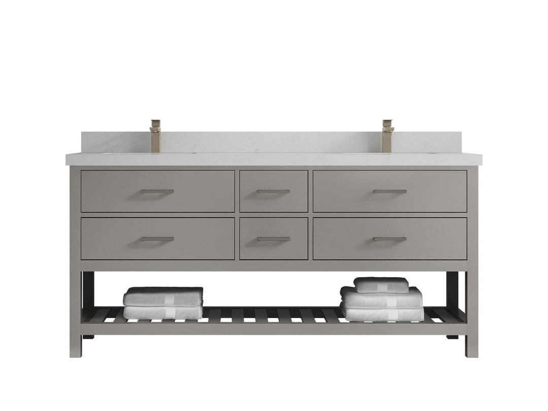 Parker 72 in. W x 22 in. D Double Sink Bathroom Vanity - Willow Bath and Vanity