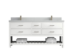 Parker 72 in. W x 22 in. D Double Sink Bathroom Vanity - photo 8