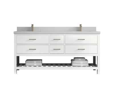 Parker 72 in. W x 22 in. D Double Sink Bathroom Vanity - Willow Bath and Vanity
