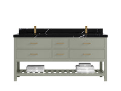 Parker 72 in. W x 22 in. D Double Sink Bathroom Vanity - photo 12