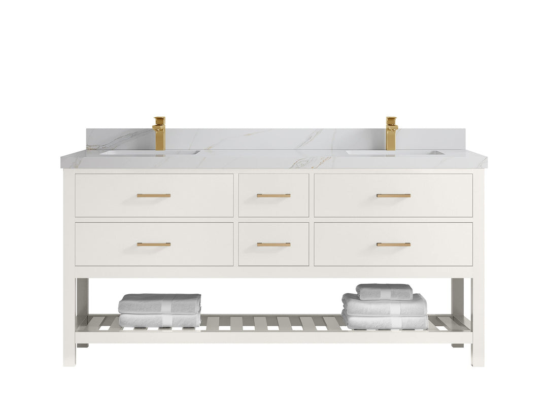 Parker 72 in. W x 22 in. D Double Sink Bathroom Vanity - Willow Bath and Vanity
