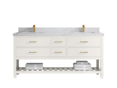 Parker 72 in. W x 22 in. D Double Sink Bathroom Vanity - photo 22