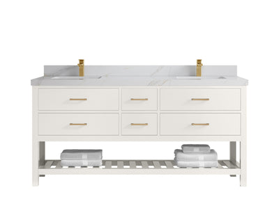 Parker 72 in. W x 22 in. D Double Sink Bathroom Vanity - Willow Bath and Vanity