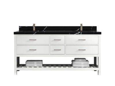 Parker 72 in. W x 22 in. D Double Sink Bathroom Vanity - Willow Bath and Vanity