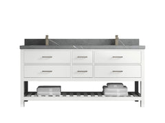 Parker 72 in. W x 22 in. D Double Sink Bathroom Vanity - photo 26