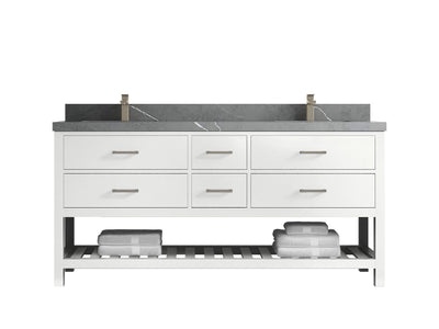 Parker 72 in. W x 22 in. D Double Sink Bathroom Vanity - Willow Bath and Vanity