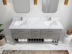 Parker 72 in. W x 22 in. D Double Sink Bathroom Vanity - photo 19