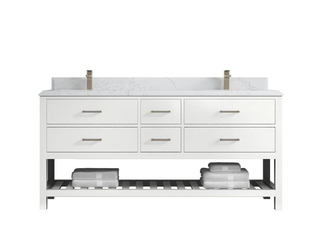 Parker 72 in. W x 22 in. D Double Sink Bathroom Vanity - Willow Bath and Vanity