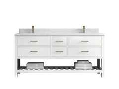 Parker 72 in. W x 22 in. D Double Sink Bathroom Vanity - photo 46