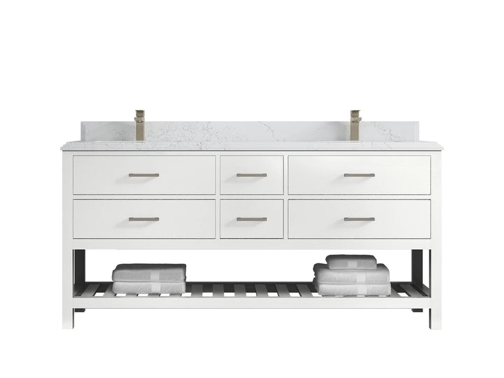 Parker 72 in. W x 22 in. D Double Sink Bathroom Vanity - photo 47