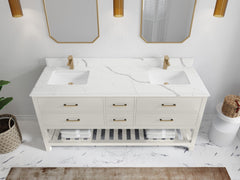Parker 72 in. W x 22 in. D Double Sink Bathroom Vanity - photo 43
