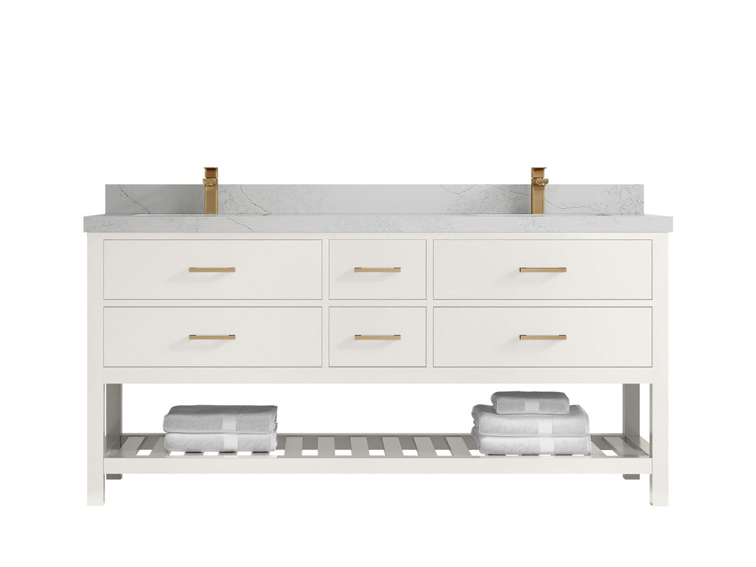 Parker 72 in. W x 22 in. D Double Sink Bathroom Vanity - Willow Bath and Vanity