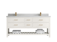 Parker 72 in. W x 22 in. D Double Sink Bathroom Vanity - photo 1