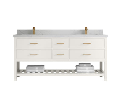 Parker 72 in. W x 22 in. D Double Sink Bathroom Vanity - Willow Bath and Vanity