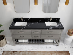 Parker 72 in. W x 22 in. D Double Sink Bathroom Vanity - photo 11