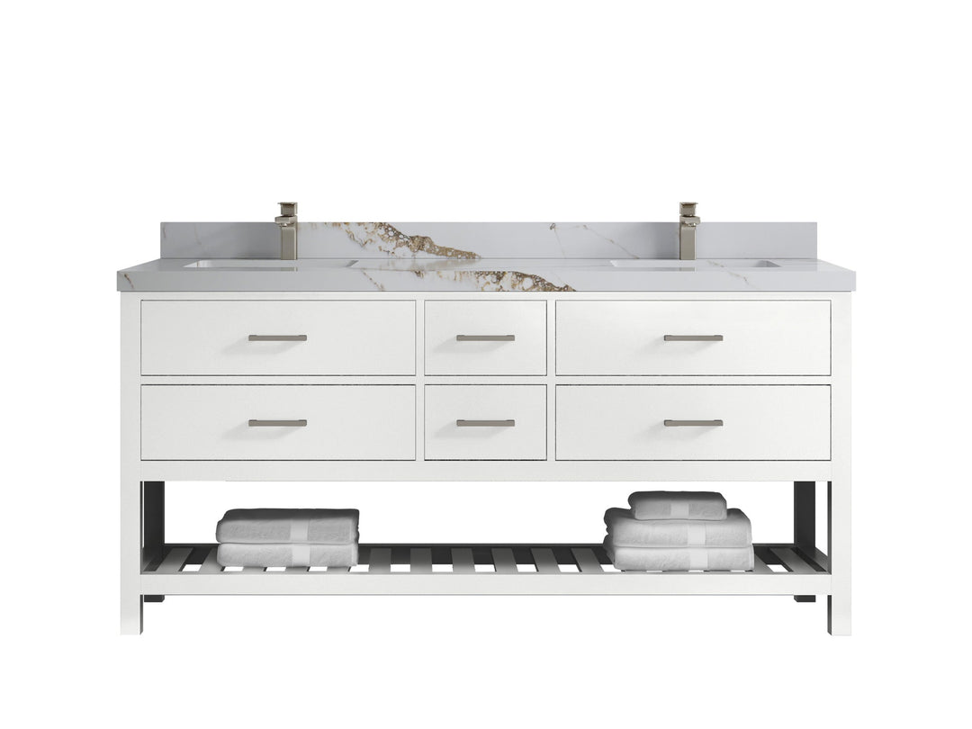Parker 72 in. W x 22 in. D Double Sink Bathroom Vanity - Willow Bath and Vanity